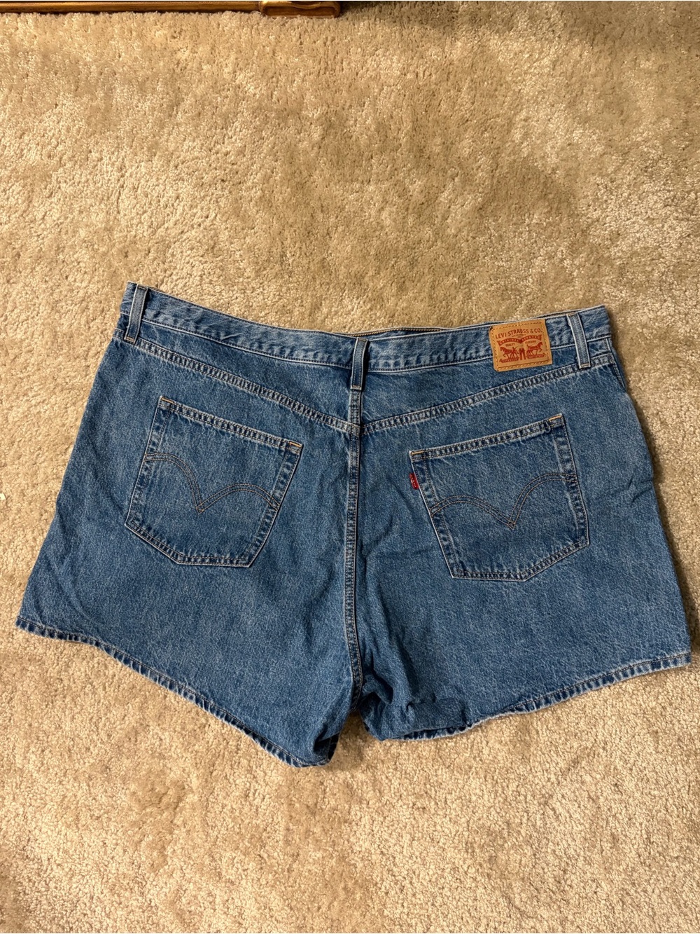 Levi's High Waisted Mom Shorts Denim Jean Shorts